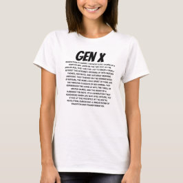 Gen X Forgotten Generation Trendy T-shirt