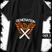 Gen X Gen Xer Phoenix Bird Generation X T-shirt