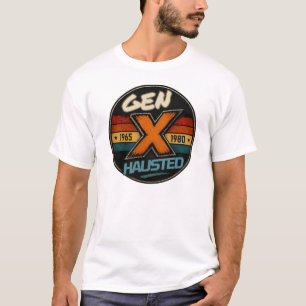 Gen X, Generatie X, Retro, Nostalgisch, T-shirt