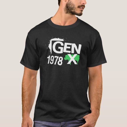 Gen X Generation X 1978 T-shirt (Voorkant)