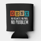 Gen X Generation X Geen probleem Gen Xer Funny Gen Blikjeskoeler (Achterkant)