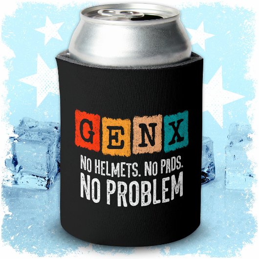 Gen X Generation X Geen probleem Gen Xer Funny Gen Blikjeskoeler