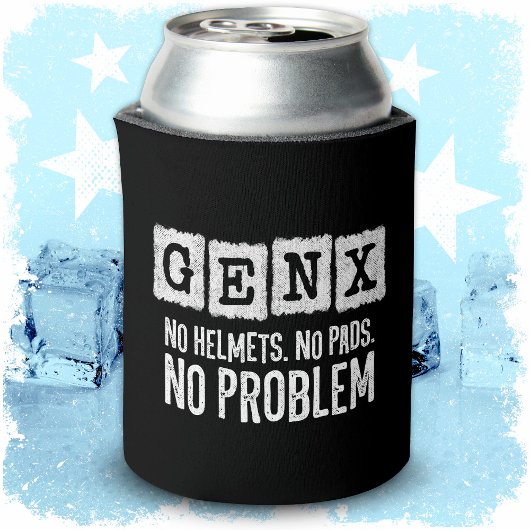 Gen X Generation X Geen probleem Gen Xer Funny Gen Blikjeskoeler