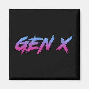 Gen X Generation X Retro Magneet