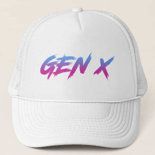 Gen X Generation X Retro Trucker Pet (Voorkant)
