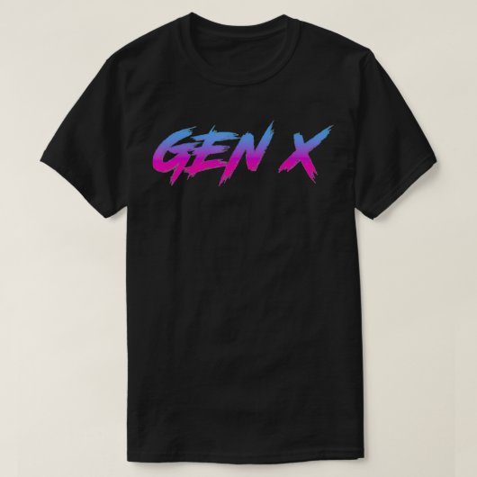 Gen X Generation X Retro winter T-shirt (Design voorkant)