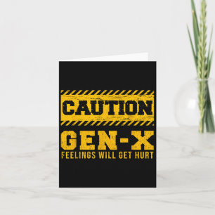 Gen-x gevoelens zullen gekwetst worden grappige va kaart