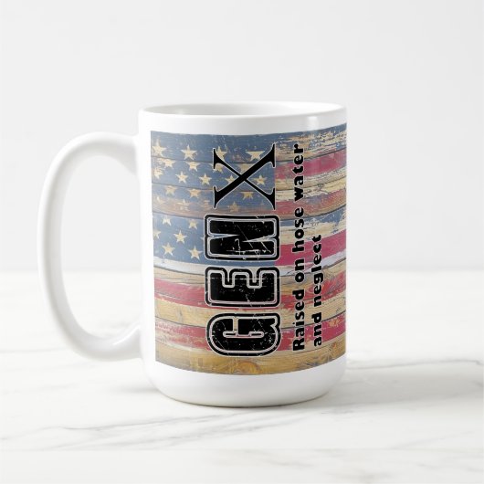 Gen X Hose Water Neglect Funny Coffee Mug Koffiemok (Links)