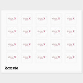 Gen X (Hottie) Vierkante Sticker (Vel)