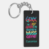Gen X Humor Sleutelhanger (Voorkant Links)