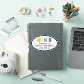 Gen X: Iedereen ergert zich eraan Sticker (iPad Cover)