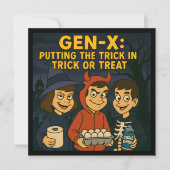 Gen-X Kinder: Meesters van Mischief Kaart (Voorkant)