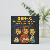 Gen-X Kinder: Meesters van Mischief Kaart (Staand voorkant)