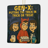 Gen-X Kinder: Meesters van Mischief Keramisch Ornament (Links)