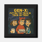 Gen-X Kinder: Meesters van Mischief Magneet (Voorkant)