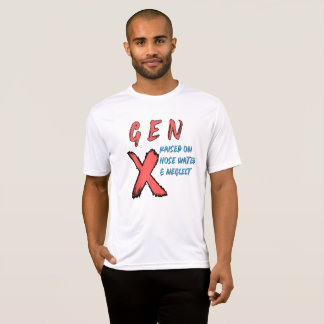 Gen X op slankwater en verwaarlozing T-shirt