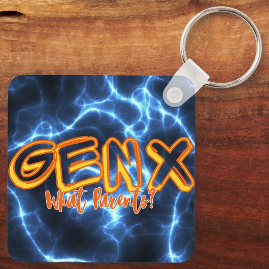 Gen X Pride Keychain (Achterkant)
