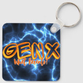 Gen X Pride Keychain (Achterkant)