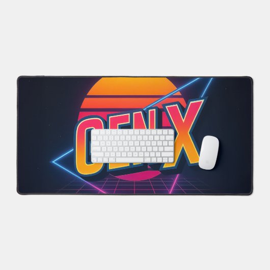 GEN X Retro 80s Bureaumat (Keyboard & Muis)