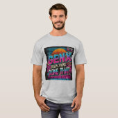 Gen X Retro 80s Vaporwave – Was There, Done That T-shirt (Voorkant volledig)