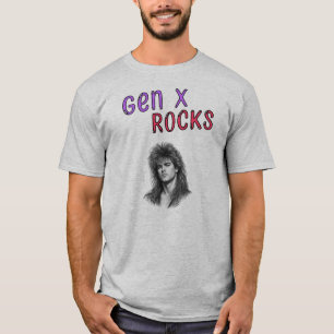Gen X Rocks, aanpasbare foto T-shirt