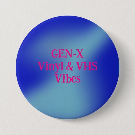 GEN-X RONDE BUTTON 7,6 CM (Voorkant)