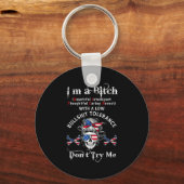 Gen X Skeleton I’m A Beautiful Intelligent Skeleto Sleutelhanger (Voorkant)