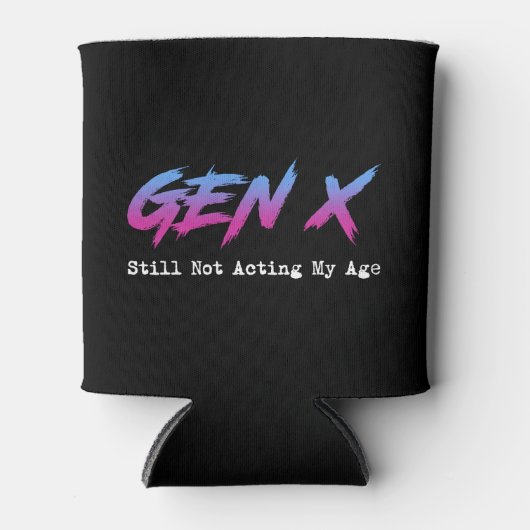 Gen X - Still Not Acting My Age Blikjeskoeler (Voorkant)
