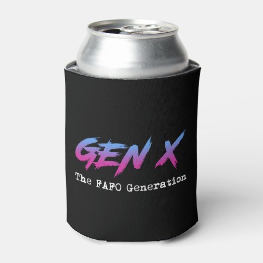 Gen X - The FAFO Generation Blikjeskoeler (Blikje Voorkant)