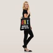 Gen X verhoogd op slangwater, Generation X Retro Tote Bag (Op model)