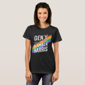 Gen X voor Kamala Harris T-shirt (Voorkant volledig)