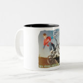 Gen X, we hebben onszelf verhoogd Tweekleurige Koffiemok (Voorkant links)