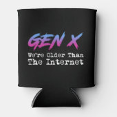 Gen X - We zijn ouder dan het internet Blikjeskoeler (Voorkant)