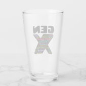 Gen X zinnen Glas (Achterkant)