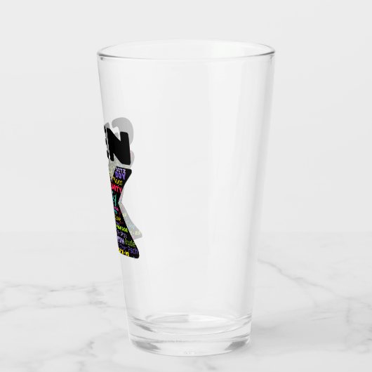 Gen X zinnen Glas (Links)