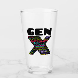 Gen X zinnen Glas