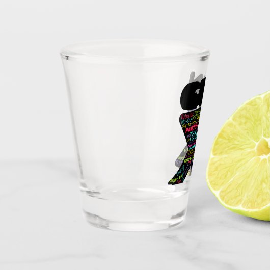 Gen X zinnen Shot Glas (Links)