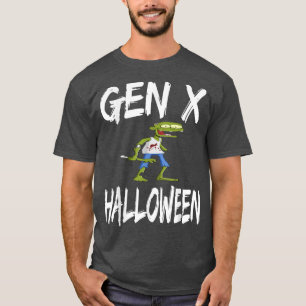 Gen X Zombie Funny Halloween Costume Generation X T-shirt