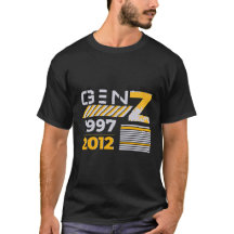 Gen Z 1997 2012 Grafisch T-Shirt Ontwerp 