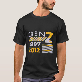 Gen Z 1997 2012 Grafisch T-Shirt Ontwerp