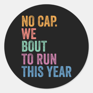Gen Z Alpha terug naar school geen cap we gaan dit Ronde Sticker
