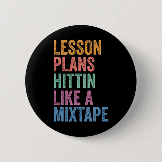 Gen Z Alpha terug naar school lesplannen komen har Ronde Button 5,7 Cm (Voorkant)