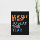 Gen Z Alpha terug naar school Low Key klaar om te  Kaart (Voorkant)