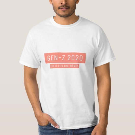 Gen-Z doet het voor de leden T-shirt (Voorkant)