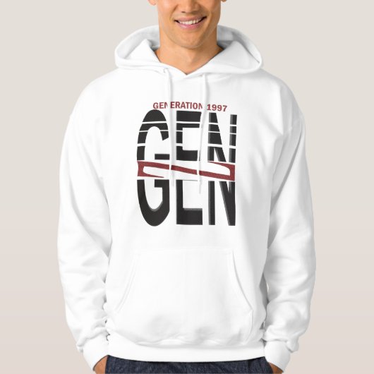 Gen Z Energy Hoodie – Real Vibes, No Filters |  (Voorkant)