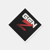 Gen Z Millenials Generation Z Boomers Gift Servet (Hoek)