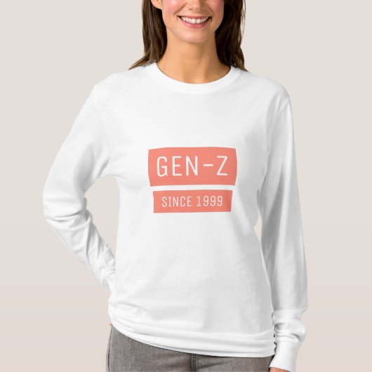 Gen-Z sinds 1999 T-shirt (Voorkant)