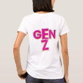 gen z-stijl t-shirt (Achterkant)