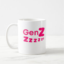 Gen Zzzzz – Slaperige Gen Z Humor Koffiemok