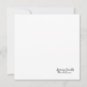 "Gena" Faith-gebaseerd platte Wenskaart (Achterkant)